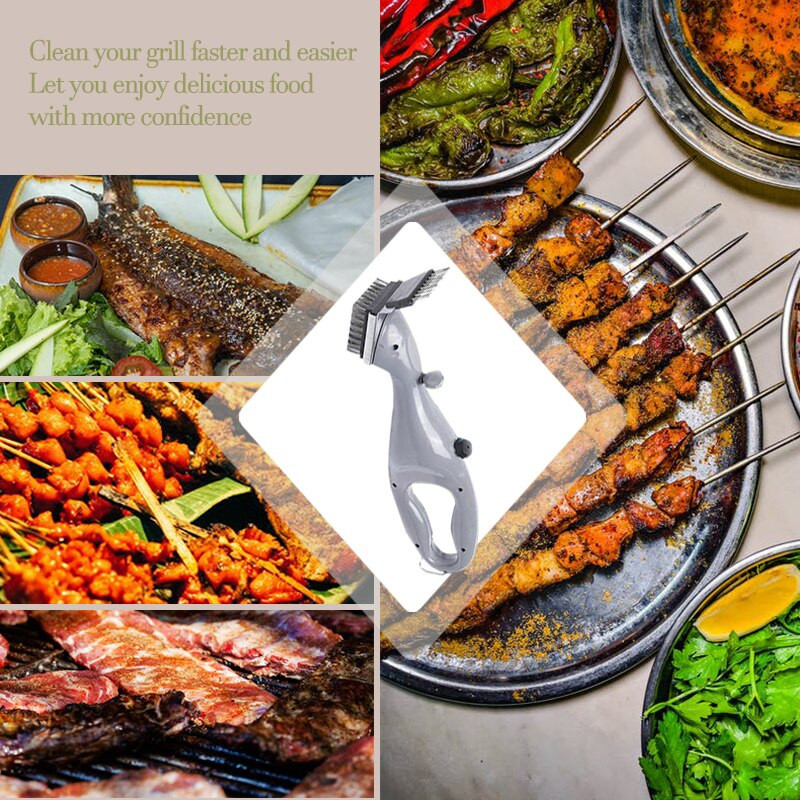 Perie de curățare grătar grătar Instrument de curățare cu abur Grătar portabil pentru grătar Accesorii cu gaz Instrument de curățare Instrument de bucătărie