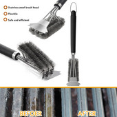 Perie de curățare grătar pentru grătar Kit de curățare pentru grătar Accesorii de bucătărie din oțel inoxidabil Perii de curățare Perii de curățare Instrumente de gătit Gadget
