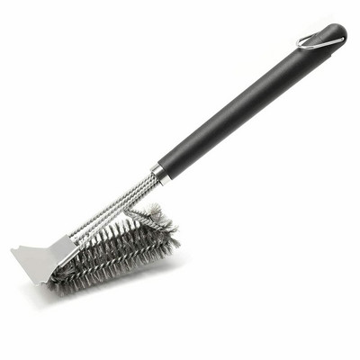 Grilltisztító kefe Grill Grill Rozsdamentes acél huzal Grill tisztítókefe Grilltisztító kefe Grill eszközök