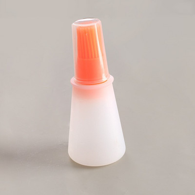 Sticlă portabilă de ulei Perie pentru grătar Instrument de gătit de bucătărie din silicon pentru coacere clătite Grătar Accesorii pentru camping Gadget-uri