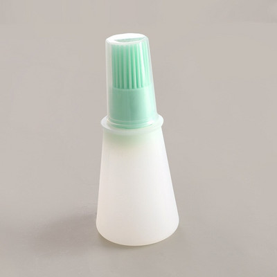 Sticlă portabilă de ulei Perie pentru grătar Instrument de gătit de bucătărie din silicon pentru coacere clătite Grătar Accesorii pentru camping Gadget-uri