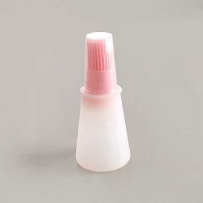 Sticlă portabilă de ulei Perie pentru grătar Instrument de gătit de bucătărie din silicon pentru coacere clătite Grătar Accesorii pentru camping Gadget-uri