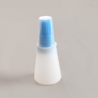 Sticlă portabilă de ulei Perie pentru grătar Instrument de gătit de bucătărie din silicon pentru coacere clătite Grătar Accesorii pentru camping Gadget-uri