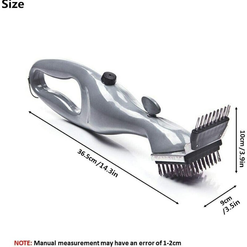 Barbekjū grila tīrīšana ar tvaiku Barbekjū grila birste ogļu tīrītājam ar tvaika vai gāzes piederumiem Pārnēsājams gatavošanas rīks
