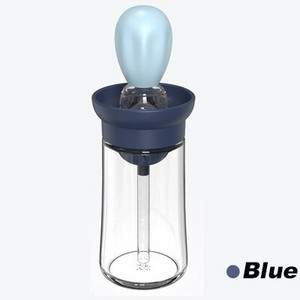 Dozator de ulei Sticlă cu perie, Bucătărie Gătit Coace Grătar Grătar Perie pentru ulei 2 în 1 Accesorii pentru bucătărie Conține ulei din sticlă din silicon