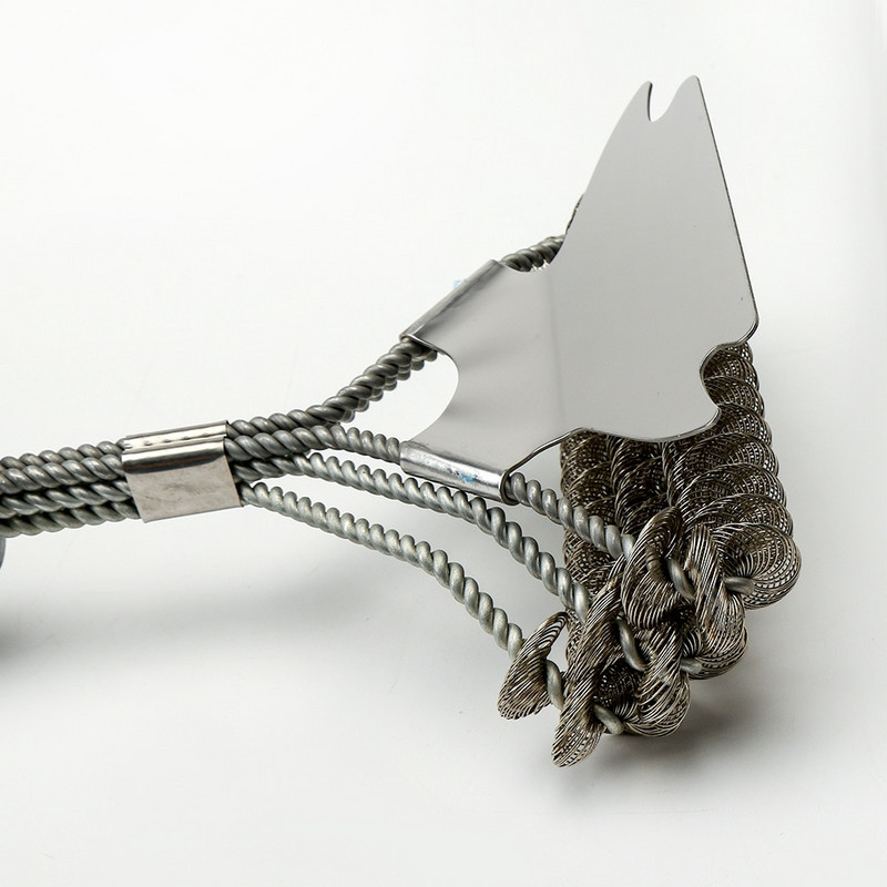 Grătar pentru grătar Perie pentru grătar Racletă Instrument de curățare Accesorii pentru grătar Perii din oțel inoxidabil Perii de curățare antiaderenți Acces la grătar