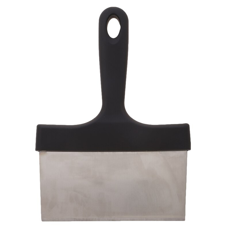 Racletă pentru alimente din oțel inoxidabil Kit de curățare grătar grătar Combinat abraziv anti grăsime Instrument de curățare a grătarului