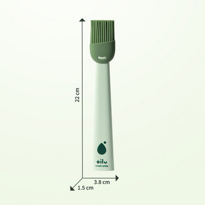 Perie de bucătărie pentru prăjit și ulei de copt de uz casnic, rezistentă la temperaturi înalte, silicon fără scame, coacere, coacere, accesorii de bucătărie