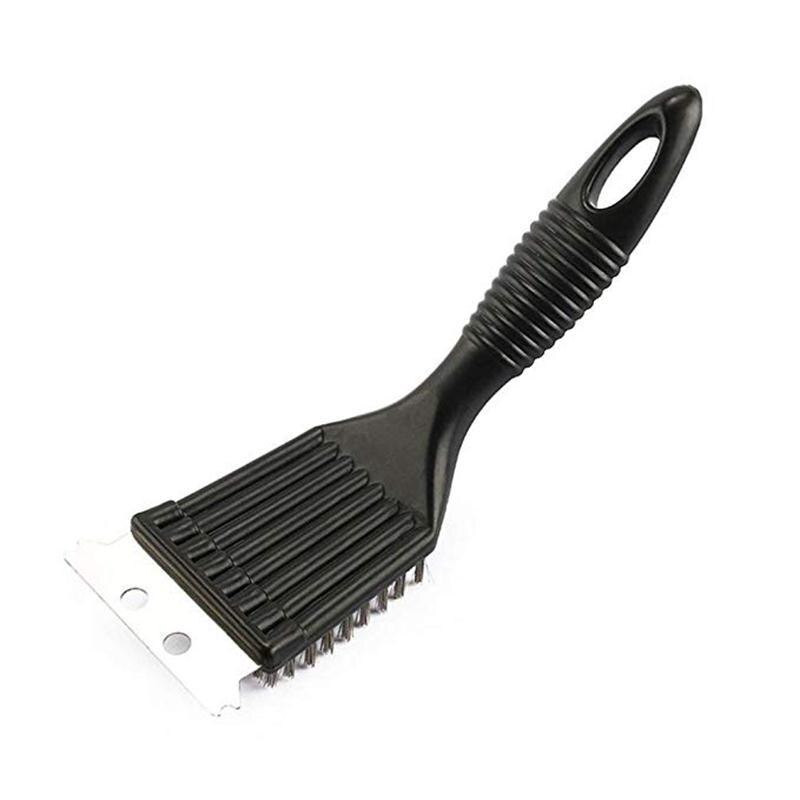 Barbecue Grill keféhez Acél drót sörték Grill tisztító kefék Tartós főzőeszköz kültéri otthoni Grill Gázkészlet Tartozékok