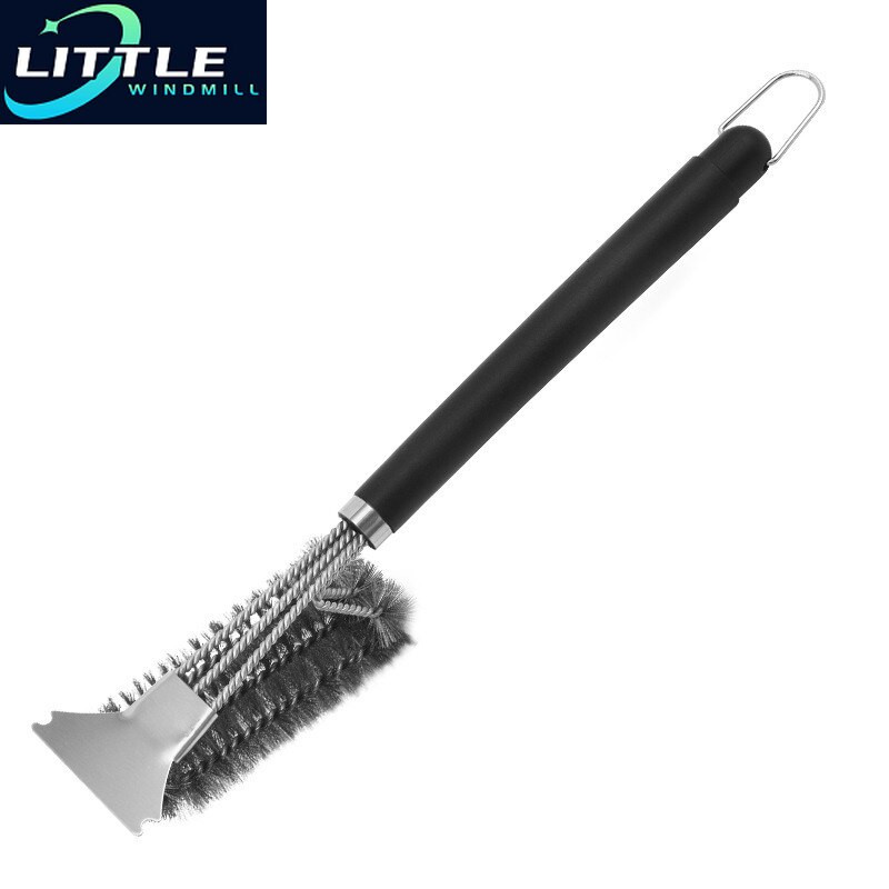 Arată pentru pizza Curăță cuptor Perie de cupru Racletă Grătar de uz casnic Mașină de grătar din alamă Perie de curățare cu coajă de pizza cu mâner lung