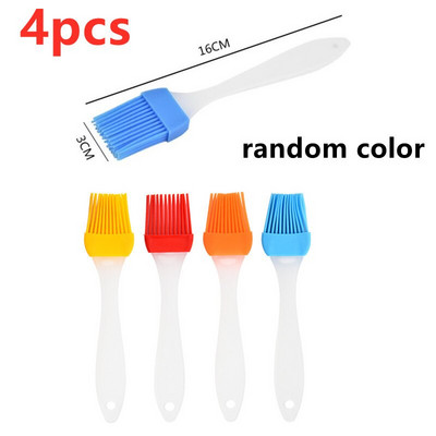 Perie pentru ulei de silicon de bucătărie Perie pentru sticlă all-în-unul rezistentă la temperaturi înalte Grătar de bucătărie în aer liber Perie pentru ulei de pâine