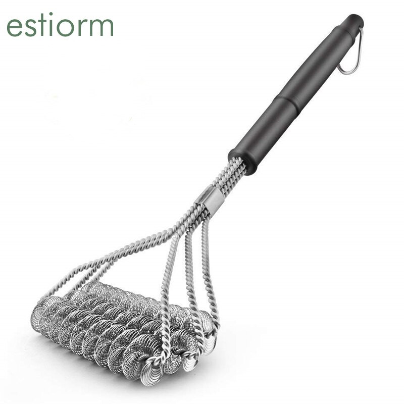 Cea mai bună perie de curățare a grătarului, dispozitiv de curățare a grătarului din sârmă din oțel inoxidabil, accesorii pentru grătar, perie pentru grătar pentru curățare