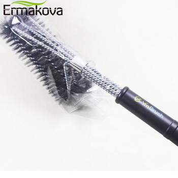 ERMAKOVA 18 ιντσών BBQ Grill Brush Cleaning Brush από ανοξείδωτο ατσάλι Αντικολλητική βούρτσα καθαρισμού με λαβή ανθεκτική