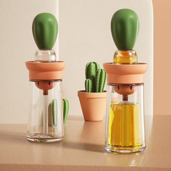 2022 Oil Sauce Spice Bottle Oil Dispenser με πινέλο σιλικόνης για μαγείρεμα γαλοπούλας Ψήσιμο μπάρμπεκιου Καρυκεύματα Κουζίνας Κονσέρβας με λάδι ποιότητας τροφίμων