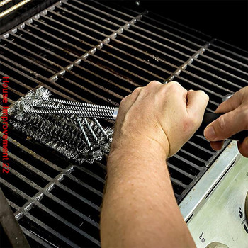 BBQ Grill Brush and Scraper Barbecue Kit Βούρτσα καθαρισμού Εργαλεία από ανοξείδωτο χάλυβα