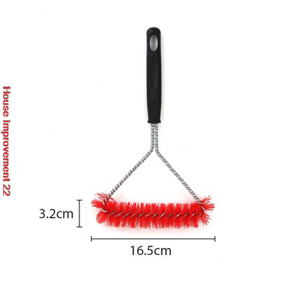 Grill kefe és kaparós grillkészlet tisztítókefe rozsdamentes acél szerszámok