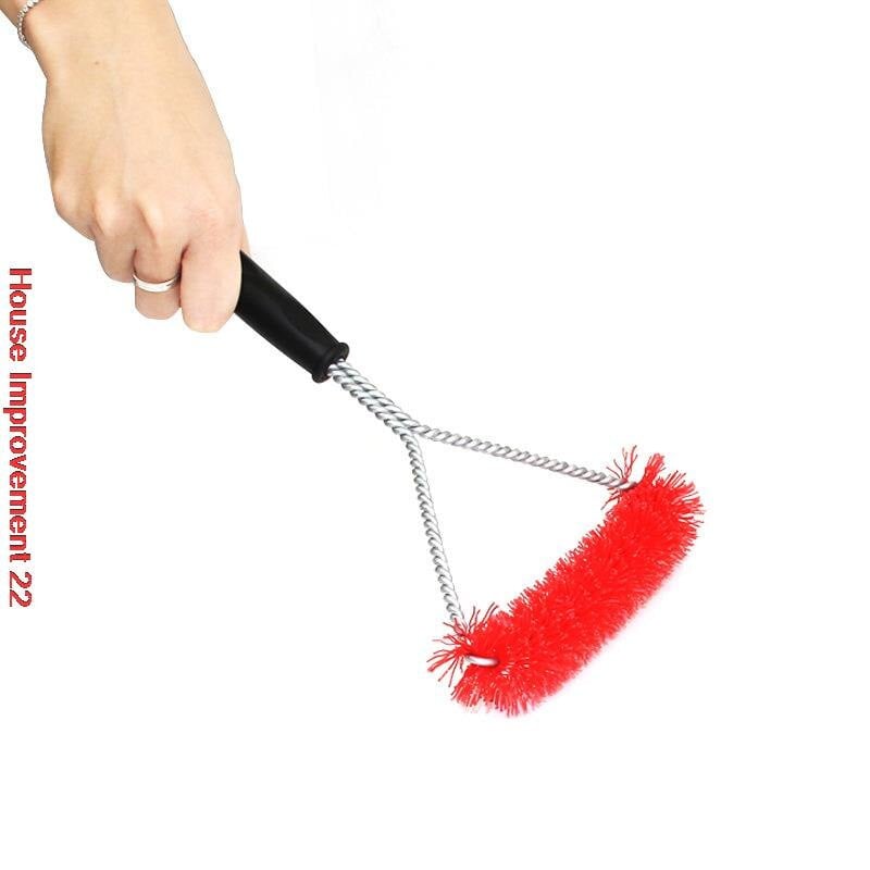 Grill kefe és kaparós grillkészlet tisztítókefe rozsdamentes acél szerszámok