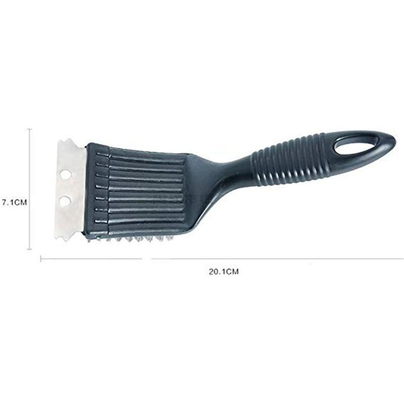 1 db grillkefék nyél Grill Tapadásmentes kefe Drót Acél sörték Tisztítás Főzés Grill kültéri Otthoni Grill Tartozékok Eszközök