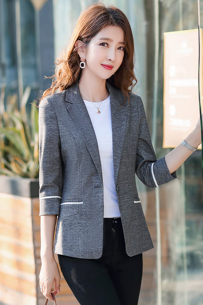 Ženska ležerna jakna s džepom