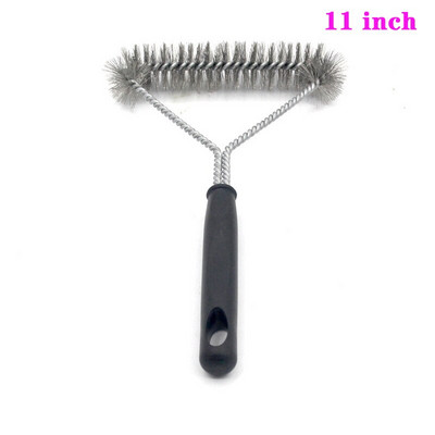 12 hüvelykes sörték grilltisztító kefe rozsdamentes acél grillgrill tisztító konyhai főzőeszközök kellékek kültéri grillkiegészítők