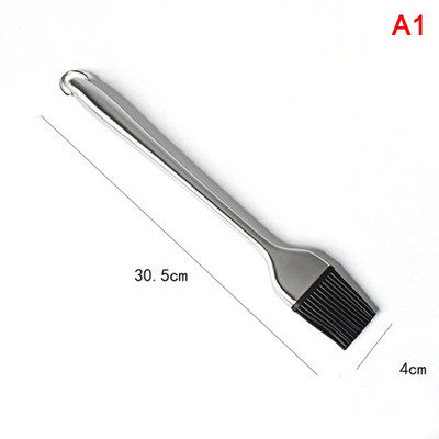 Szilikon konyhai olajkefe Grillsütő kefe grillkefe grillkefe Szilikon cukrászkefe sütéshez Grill Grill tartozékok