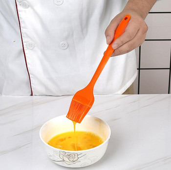 Πινέλο ψησίματος κέικ σιλικόνης Βούρτσα ψησταριάς Αντικολλητική στη θερμότητα Βούρτσα λαδιού μπάρμπεκιου για εργαλεία μαγειρέματος κέικ Gadgets κουζίνας