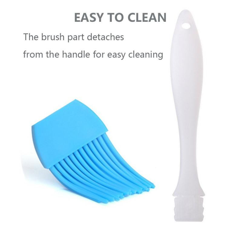 2 buc Perie de ulei de silicon Perie de grătar Instrumente de gătit pentru grătar Perie de ulei rezistentă la căldură Bar de bucătărie Instrumente de coacere a prăjiturii Accesorii de ustensile