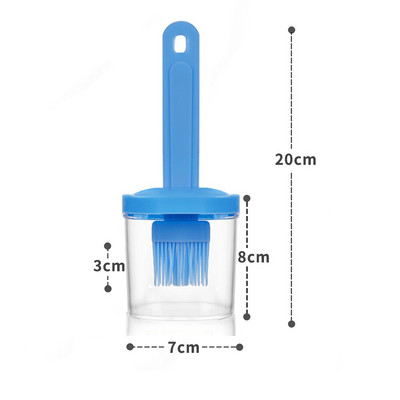 Perie de ulei de silicon Rezistent la temperatură Sticlă de ulei Coacerea clătite Grătar Gătit Grătar Accesorii pentru grătar Instrument Gadget de bucătărie