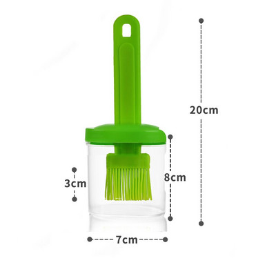 Perie de ulei de silicon Rezistent la temperatură Sticlă de ulei Coacerea clătite Grătar Gătit Grătar Accesorii pentru grătar Instrument Gadget de bucătărie