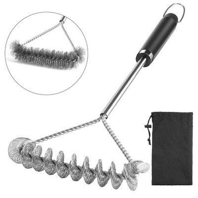 Barbecue Grill Grill Kefe Clean Tool Grill tartozékok Rozsdamentes acél sörték Tapadásmentes Tisztítókefék Grilltartozékok