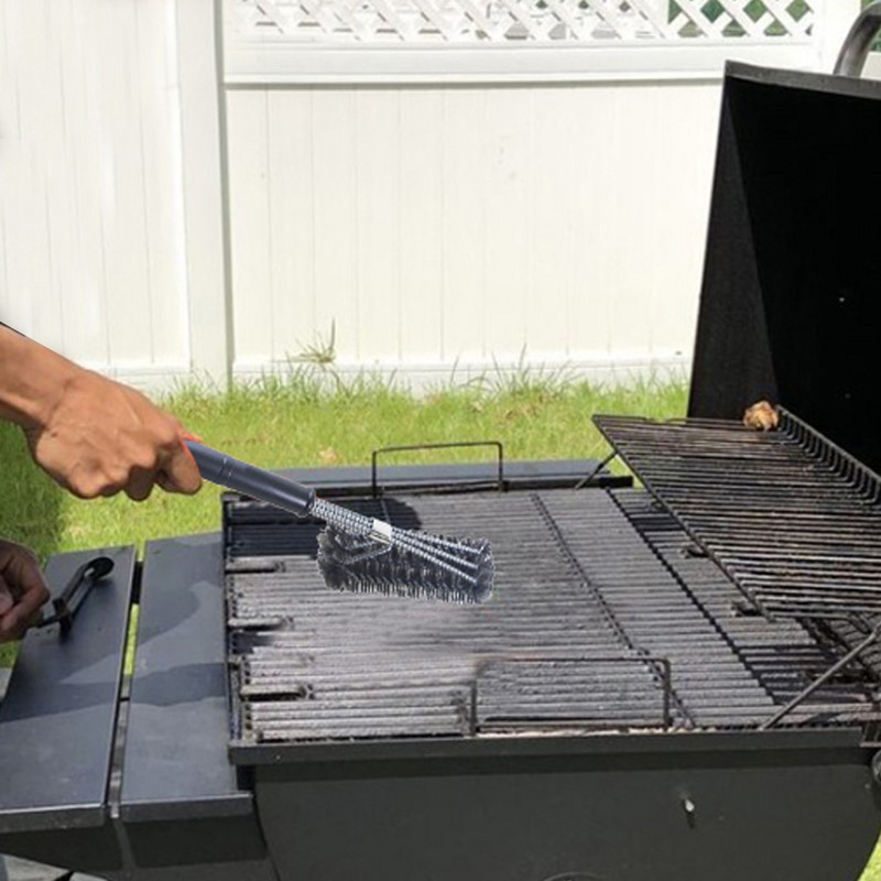 Kit de grătar Perie de curățare Sârmă din oțel inoxidabil Instrumente de gătit Gadget-uri pentru grătar Perie de curățare Instrumente perfecte de curățare