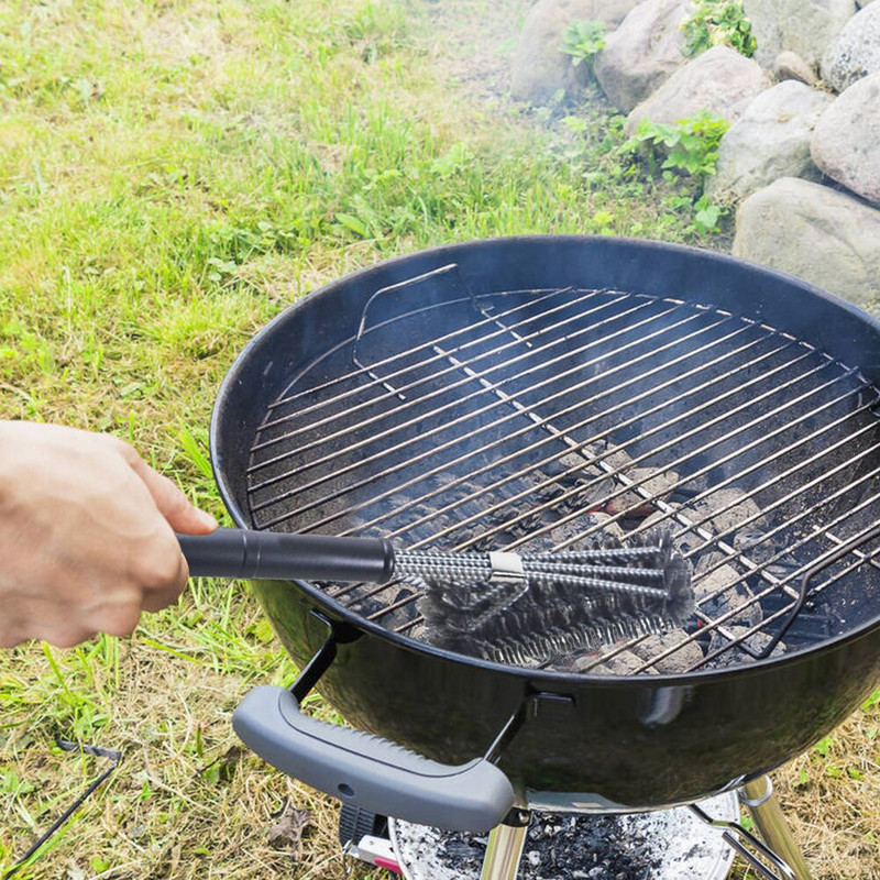 Kit de grătar Perie de curățare Sârmă din oțel inoxidabil Instrumente de gătit Gadget-uri pentru grătar Perie de curățare Instrumente perfecte de curățare