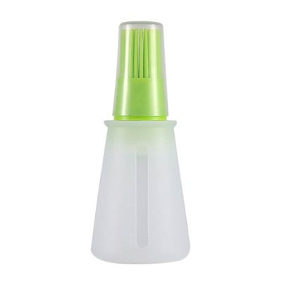 Perie portabilă pentru ulei pentru grătar, sticlă de ulei, perie pentru condimente, instrument de gătit pentru grătar din silicon, pentru coacere, clătite, accesorii pentru bucătărie de camping