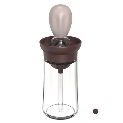 Perie de ulei de bucătărie Sos de ulei portabil Sticle de condimente Dozator de ulei cu perie de silicon Perii de ulei pentru friptură de patiserie Grătar de bucătărie