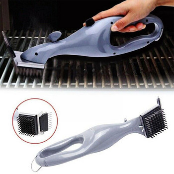 Grill Cleaning Brush Barbecue Tool Steel Bbq Grill Brush For Charcoal Clean Portable Best Cleaner Barbecue Accessories L0k5