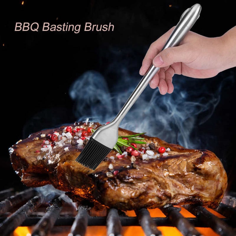 Szilikon BBQ olajkefe kenyérsütő kefék tészta BBQ rácsos kefe Grill hőálló folyékony olajos tésztaolaj ecsetek