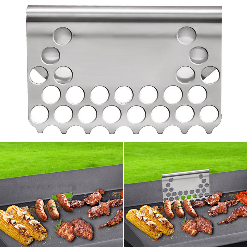 A Food Fighter hálós képernyő megakadályozza, hogy az étel a hátsó zsírfogó csésze tálcába essen, és kompatibilis az összes Blackstone Griddle-vel