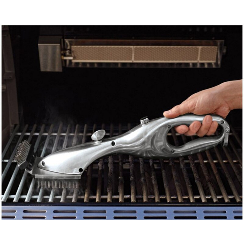 Barbecue Grill tisztítókefe Hordozható grillgrill gőztisztító eszköz Gőz- vagy gáztartozékok Grill szerszámtisztító Konyha