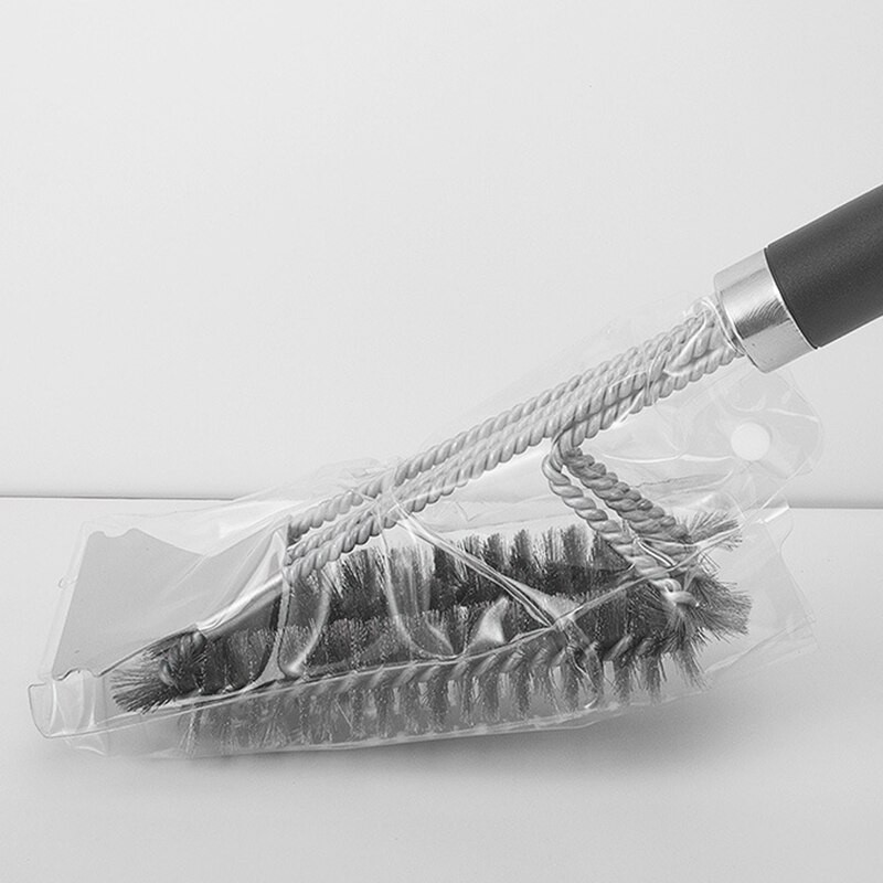 Rozsdamentes acél sörték Tapadásmentes Tisztítókefék Grilltartozékok Barbecue Grill Grill kefe Clean Tool Grill tartozékok