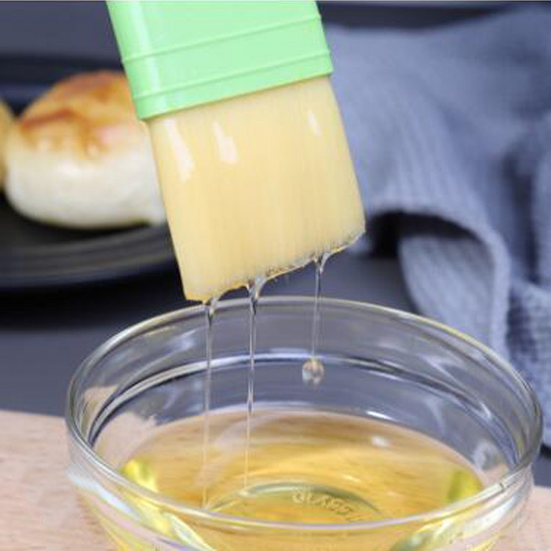 Perie multifuncțională pentru patiserie Perii pentru prăjituri pentru grătar de calitate alimentară Unelte pentru ungere Mâner din plastic Accesorii portabile pentru bucătărie 1BUC