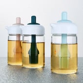 Sticlă dozator de ulei pentru bucătărie Ulei din sticlă gătit patiserie grătar camping perii pentru grătar ustensile de bucătărie de uz casnic