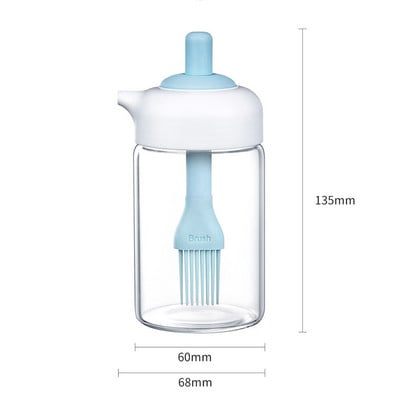 Sticlă dozator de ulei pentru bucătărie Ulei din sticlă gătit patiserie grătar camping perii pentru grătar ustensile de bucătărie de uz casnic