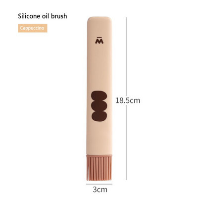 Кухненски инструменти за барбекю четка за масло четка за печене при висока температура ядлив силикон за готвене лесен за почистване преносимо барбекю течни сладкиши