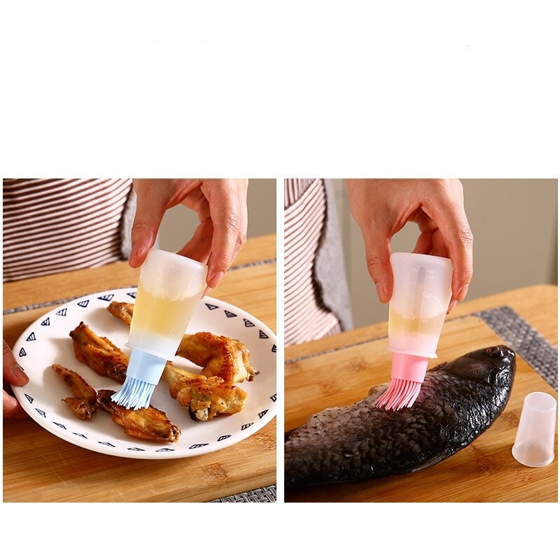 Perie pentru sticlă din silicon rezistentă la temperaturi ridicate Perie pentru grătar Perie pentru ulei Perie pentru ulei de copt de uz casnic Perie pentru clătite Instrument pentru ulei