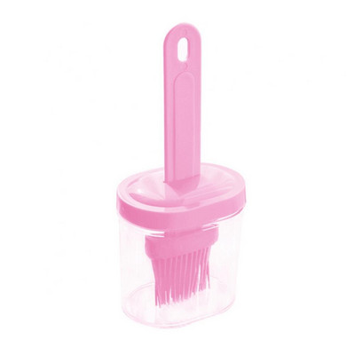 Perie pentru ulei, perie pentru sticle din silicon, rezistentă la temperaturi ridicate, perie portabilă pentru ulei pentru grătar, pentru bucătărie, coacere, perie pentru clătite, instrument pentru ulei