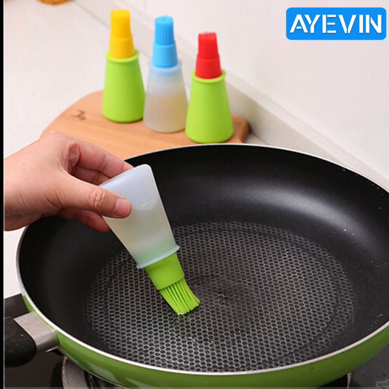 1 bucată perii pentru grătar/de patiserie, silicon pentru gătit grătar pentru copt, ulei de patiserie/miere/sos, perie pentru sticle