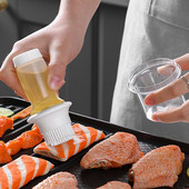 Perie de grătar nouă Perie de ulei Sticlă de silicon La temperatură înaltă Coacerea de uz casnic Gătit Clatite Perie de ulei Instrument mic de bucătărie