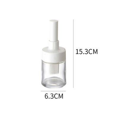 Perie de grătar nouă Perie de ulei Sticlă de silicon La temperatură înaltă Coacerea de uz casnic Gătit Clatite Perie de ulei Instrument mic de bucătărie