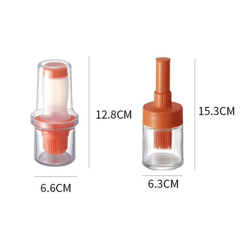 Perie de grătar nouă Perie de ulei Sticlă de silicon La temperatură înaltă Coacerea de uz casnic Gătit Clatite Perie de ulei Instrument mic de bucătărie