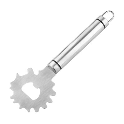 Instrument de răzuit pentru grătar din oțel inoxidabil Instrument de curățare sigur pentru grătar cu deschizător de sticle Dispozitiv de curățare durabil pentru grătar pentru grătar Camping Gri